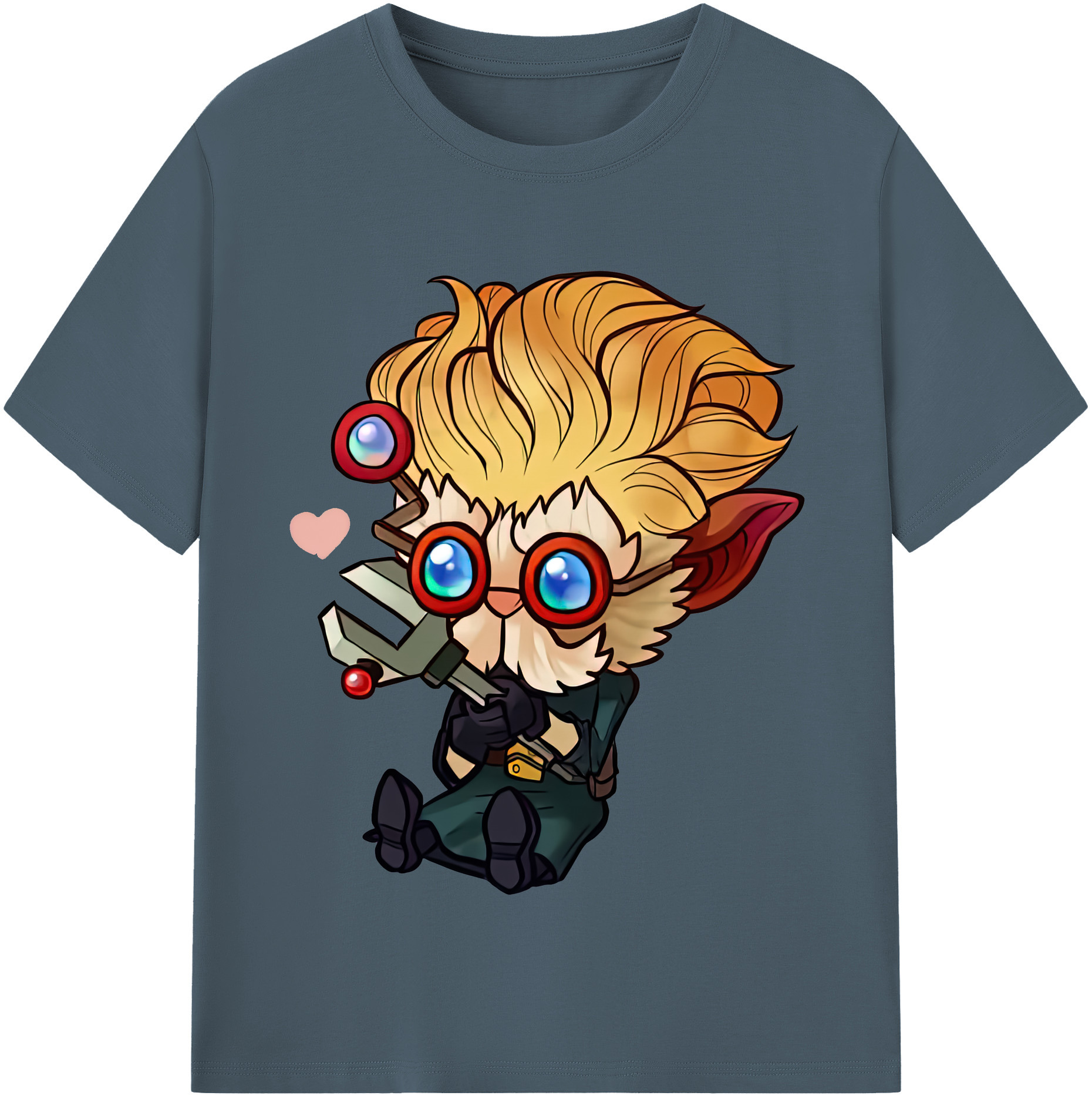 リーグ・オブ・レジェンド League of Legends LOL 綿100％半袖Tシャツ（フロントプリント）
